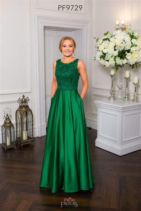 Pf9729 Emerald Green Promevening Dress Prom Frocks Uk Prom Dresses