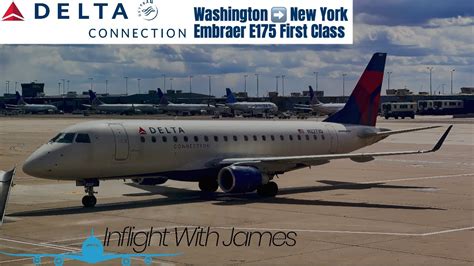 Delta Connection First Class Embraer E175 Washington ️ New York