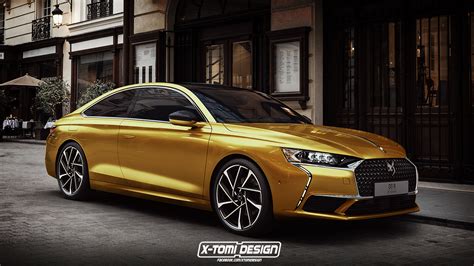 Ds 9 Coupe Rendering Brings Back Iconic Citroen Sm Shapes Autoevolution