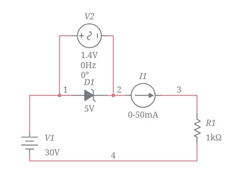 Zener Diode Forward And Reverse Bias Circuit Diagram Circuit Diagram