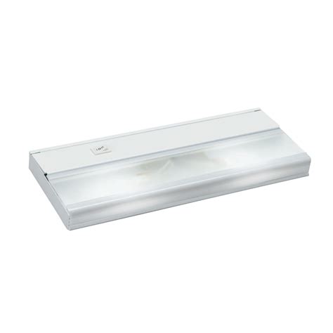 Direct Wire 2 Light Cabinet Light 12w18w White Powder Coated