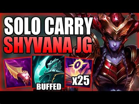How To Play Shyvana Jungle Solo Carry The Game Best Build Runes S