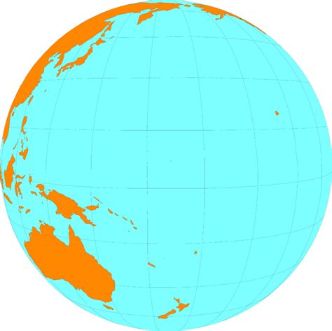 Globe Free Stock Photo Illustration Of A Globe Showing The Pacific