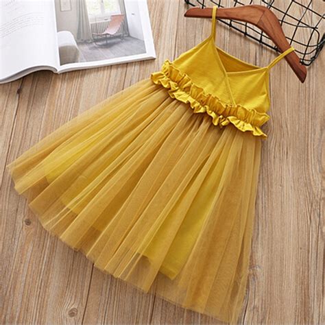 Kids Girl Dress Toddler Kids Baby Girls Mesh Dress Party Gown Pageant