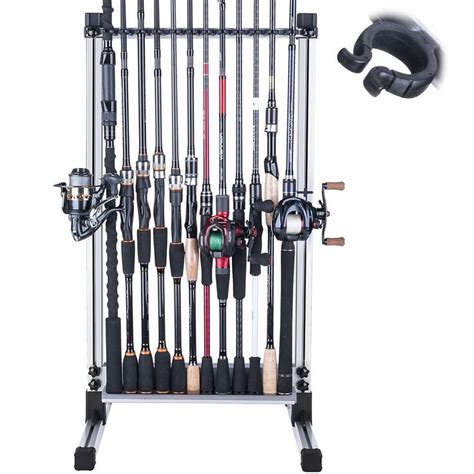 Goture Patented Fishing Rod Holder 24 Rods Aluminum Pole Rack Space
