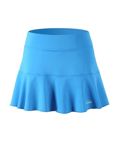 Womens Pleated Elastic Quick Drying Tennis Skirt With Shorts Running