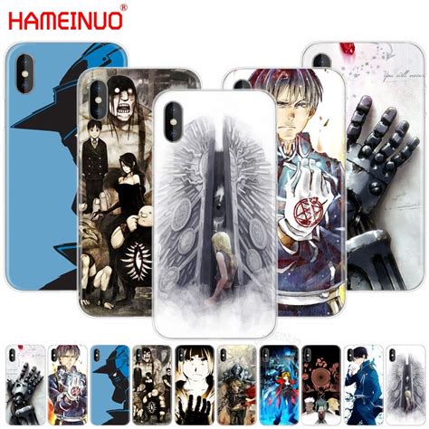 Hameinuo Fullmetal Alchemist Anime Cell Phone Cover Case For Iphone X 8