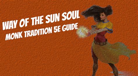 What is the best option if i want to play this build in a group other than replacing the unity ring. Way of the Sun Soul 5E Guide | Sun Soul Monk 5E