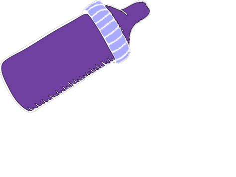 Purple Baby Bottle Clip Art At Vector Clip Art Online