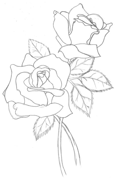 Outline Illustration Fabric Painting Painting And Drawing Flower
