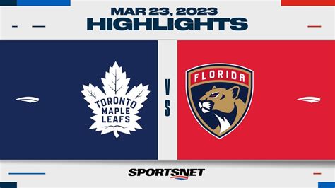 Nhl Highlights Maple Leafs Vs Panthers March 23 2023 Youtube