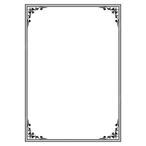 Black Border Frame Png Picture Free Psd Templates Png