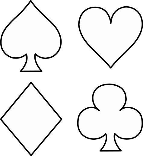 Deck Of Cards Coloring Pages Coloring Pages