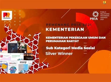 Kementerian Pupr Terima Penghargaan Terpopuler Di Media Cetak Pada