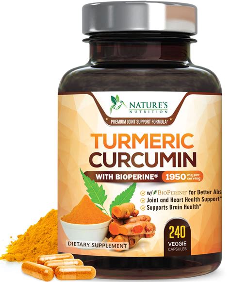 Turmeric Curcumin With Bioperine Mg Natural Joint Healthy