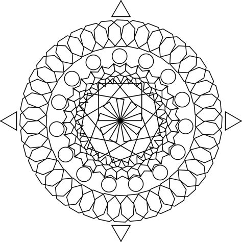 Mandala Geométrico 1 Por Antheis Dibujando