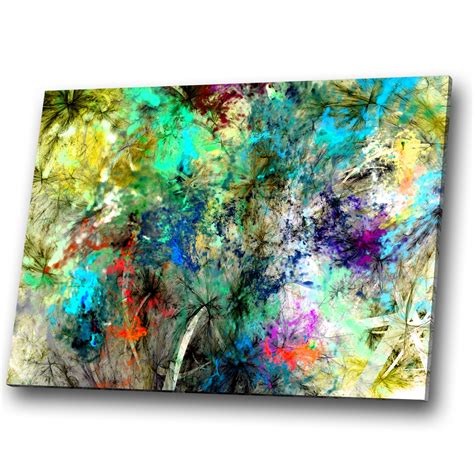 See more ideas about green wall art, art prints, wall decor. Green Red Blue Teal Yellow Abstract Canvas Wall Art Cool ...