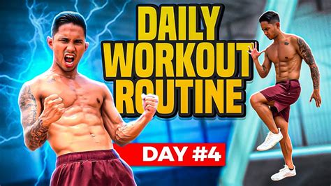Intense Minute Hiit Cardio Workout Daily Workout Day Full Body Fat Burner No Equipment