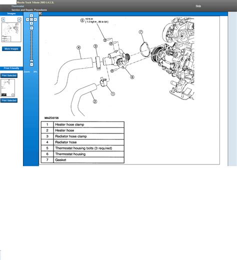 Mnao may change the contents without notice and without incurring obligation. 2005 Mazda Tribute Engine Diagram