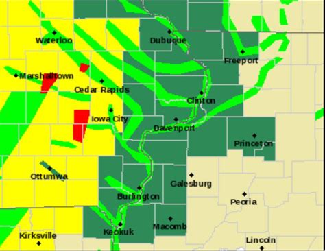 Tornado Warning Issued For Iowa And Nw Johnson Counties As Strong