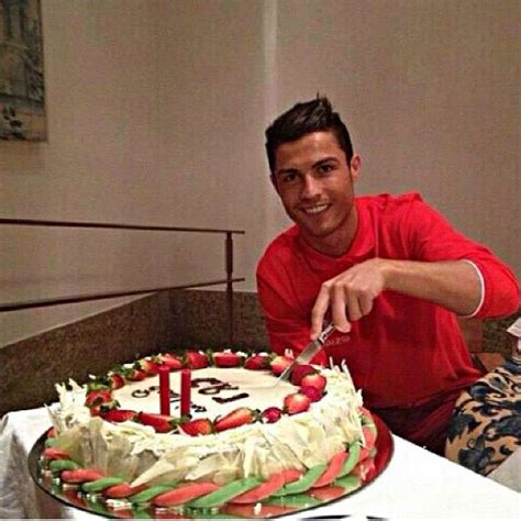 Cr7 Celebrating His Birthday Life Is Beautiful Quotes Desserts I Am
