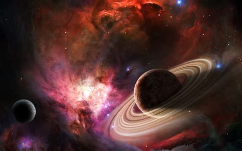Sci Fi Planetary Ring Hd Wallpaper
