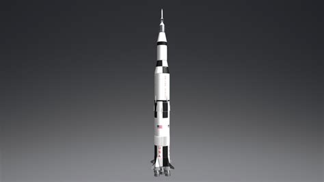 Saturn V Nasa Download Free 3d Model By Stanley Creative Stanley