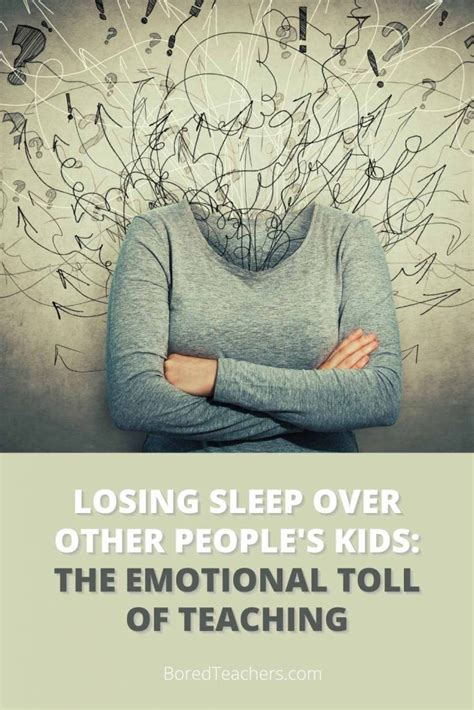 Losing Sleep Over Other Peoples Kids The Emotional Toll Of Teaching