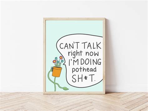 I Cant Talk Right Now Printable Art Digital Download Etsy