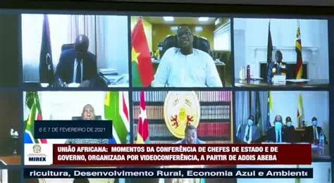 ConferÊncia De Chefes Estado E De Governo Organizada Por VideoconferÊncia A Partir De Addis
