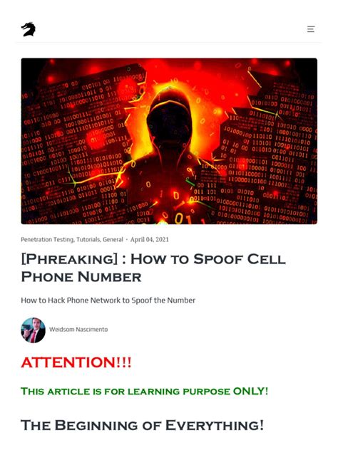 phreaking how to spoof cell phone number andrax hackers platform pdf voice over ip