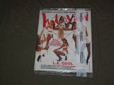 2002 November Interview Magazine Pussycat Dolls Cover B 4461 Ebay