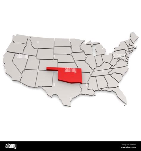 Oklahoma Outline Cut Out Stock Images And Pictures Alamy