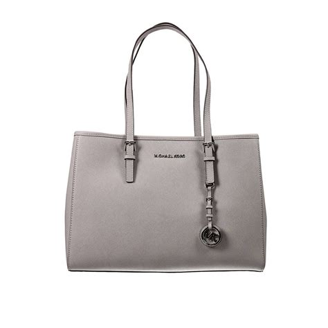 Michael Kors Handbag Woman In Grey Gray Lyst