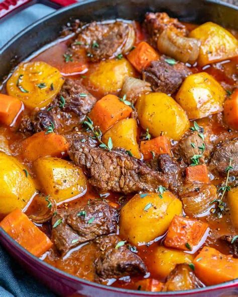 Easy Homemade Beef Stew Healthy Fitness Meals Homemade Beef Stew Easy