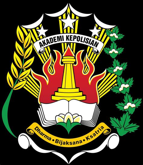 Indonesian Police Academy Akpol Logo Logo Cool Black Wallpaper