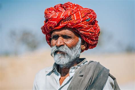 Faces Of Rajasthan Year 2009 Old Man Portrait Portrait Portrait
