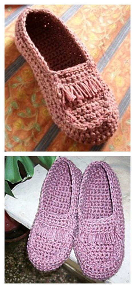 Crochet Moccasin Slippers Free Pattern Cool Creativities