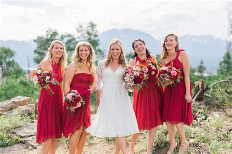 a vibrant laid back fourth of july wedding at windy point campground in dillon colorado