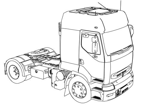 Daf Trucks Vrachtwagen Kleurplaat