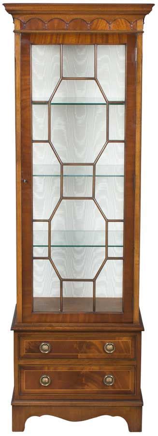 Find the best contemporary china cabinets & hutches for your home in 2021 with the carefully curated selection available to shop at houzz. Narrow Tall Mahogany Display Cabinet | Display cabinet ...