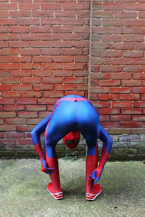 Spiderman Test Lol Me Bent Over Checking The Elasticity Flickr