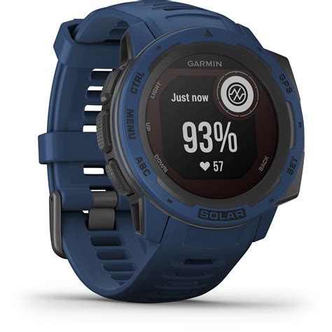 Garmin Instinct Solar Gps Smartwatch Tidal Blue 010 02293 11