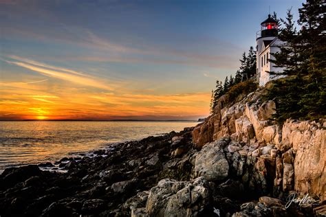 Bass Harbor Lighthouse Acadia National Park Maine Josh Meier
