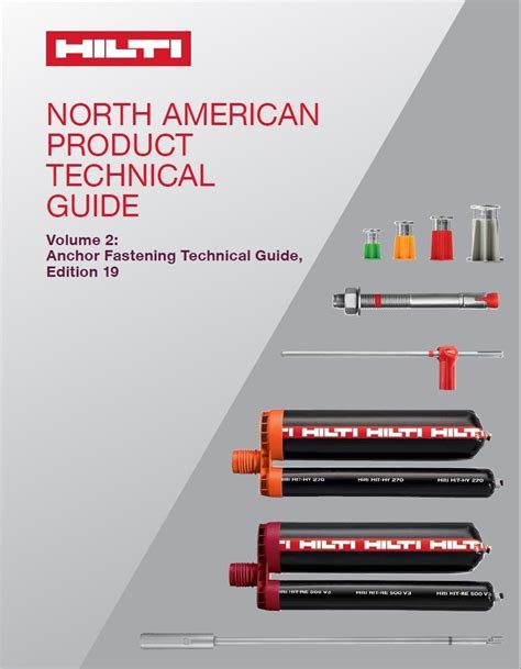 Hilti Anchor Technical Guide Edition 19 Ask Hilti Usa