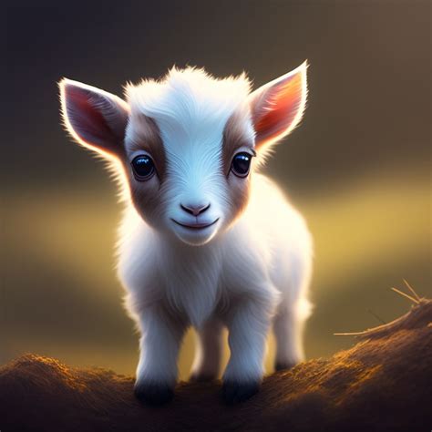 Shiny Slug465 A Cute Baby Goat