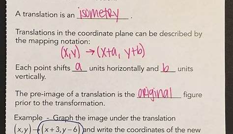 Geometry Sequence Of Transformations Worksheet – Kidsworksheetfun