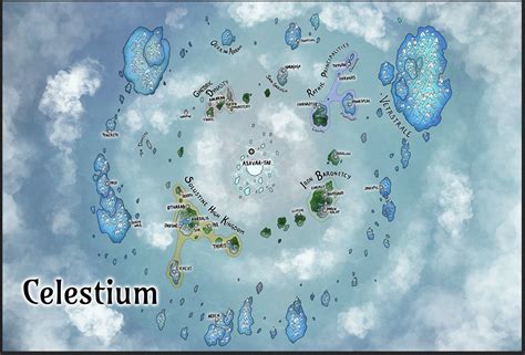New Map The Celestial Realm Worldanvil