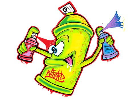 Spraycan Character By Wizard1labels On Deviantart