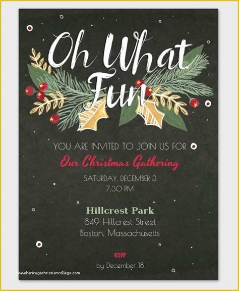 Christmas Party Invitation Email Templates Free Of 32 Christmas Party